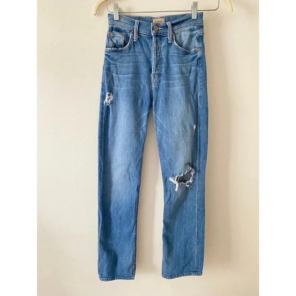 MOTHER Jeans Women’s 24 The Tomcat Ankle Let’s Kick It - Picture 2 of 11